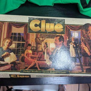 Vintage  Clue Board Game by Parker Brothers Classic-Complete‎
